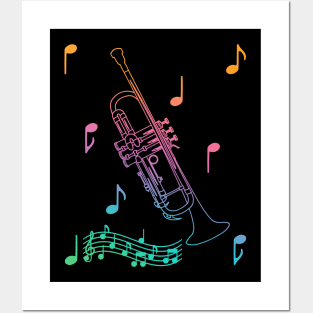 Musical Trumpet Posters and Art